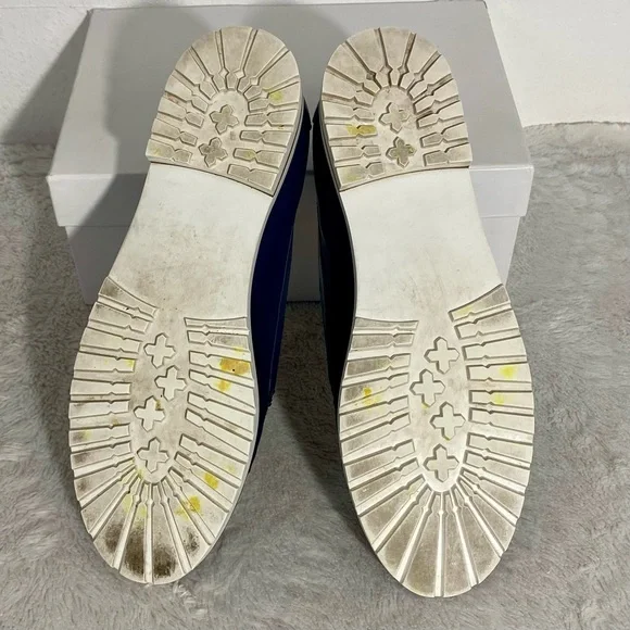 Talbots Navy Blue Leather Loafers Women’s Size 9.5M - Picture 7 of 9